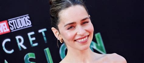 emilia clarke leaked|Emilia Clarke says its easier keeping spoilers for Marvels